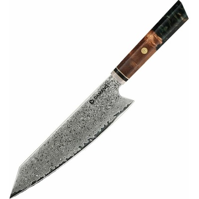 DAMANO nůž šéfkuchařský Kiritsuke EMERALD DMS-205G (8")