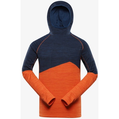 Alpine Pro Синьо-оранжев мъжки функционален суитчър ALPINE PRO Gorf ALPINE PRO | Oranzhev | МЪЖЕ | XS