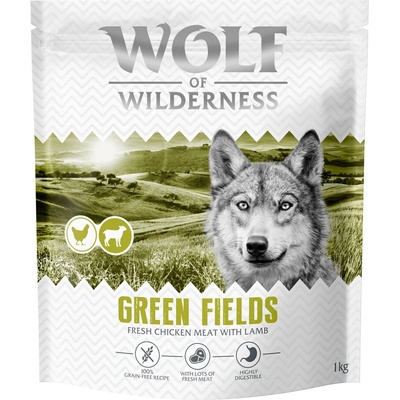 Wolf of Wilderness Green Fields jahňacie bez obilnín 1 kg