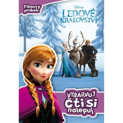 Ledové království Filmový příběh Vybarvuj čti si nalepuj! Walt Disney