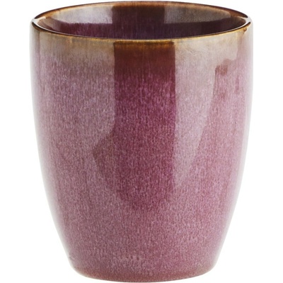 MADAM STOLTZ Kameninový hrnček Plum Reactive Glaze 200 ml