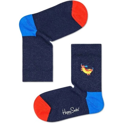 Чорапи Happy socks Hot Dog Dog Embroidery socks - Blue (Multicolor)