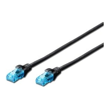DIGITUS By ASSMANN Пач кабел Assmann UTP 1m Cat. 5e Черен