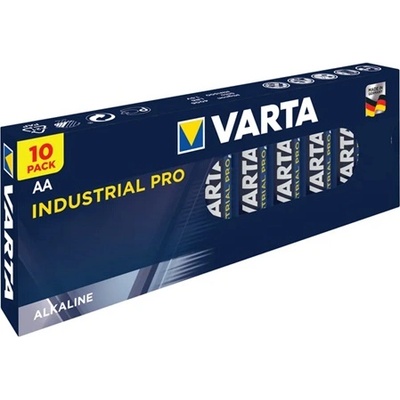 VARTA industrial pro батерия с дълъг живот aa, алкална, 10 бр. в опаковка 04006211111 (04006211111)