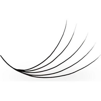 Luxury Lashes 5D MINI řasy 500ks Zakrivenie umelých rias: C, Dĺžka umelých rias: 4 mm, Hrúbka rias: 007