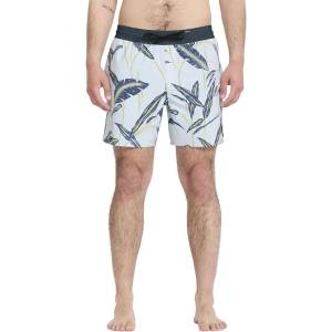 Volcom Бански гащета Volcom Lido Print swimming shorts - White (Light Blue Acid)