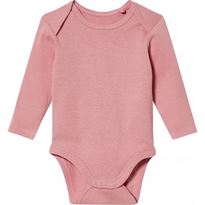 Lupilu Dětské body s dlouhými rukávy z merino vlny a hedvábí světle růžová – Sleviste.cz