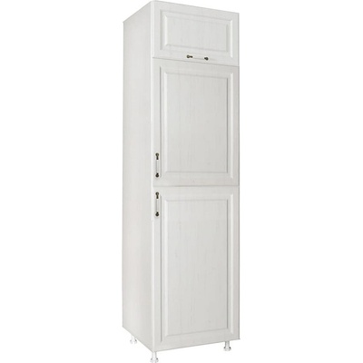 Matis Колонен шкаф за вграден хладилник rustic friz 2v бял