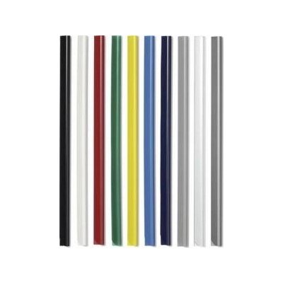 Durable Herlitz Slip-ON RIDGES A4 THR. 3 MM WIDTH 13 MM FOR 30 SHEETS, RED