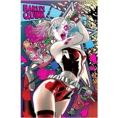 Plagát - Harley Quinn (Neon)
