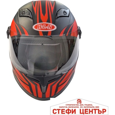 Paolo Детска Каска pa1019-3 - Черен/Червен Мат (721158)