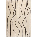 Universal Бял/черен килим 120x180 cm Routa - Universal (47364)