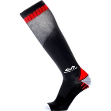 McDavid pánske kompresné ponožky Elite Active Compression Socks Black/Scarlet