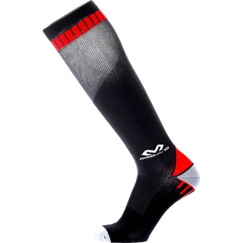 McDavid pánske kompresné ponožky Elite Active Compression Socks Black/Scarlet