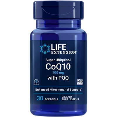 Life Extension Super Ubiquinol CoQ10 with PQQ 100 mg [30 Гел капсули]
