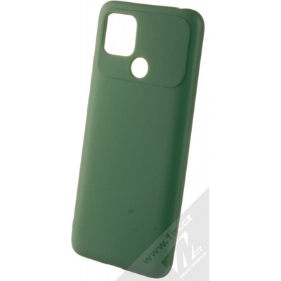 Pouzdro 1Mcz Matt Skinny TPU Ochranné silikonové Xiaomi Poco C40 tmavě zelené