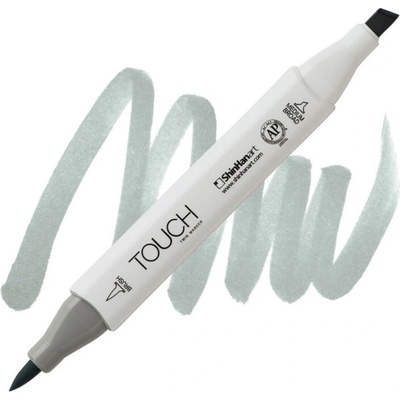 Lihová fixa TOUCH oboustranná Brush & Chisel, Green grey 3 (GG3)