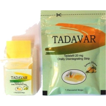 Tadavar Oral Strips 20 mg - 6 balení 42 ks