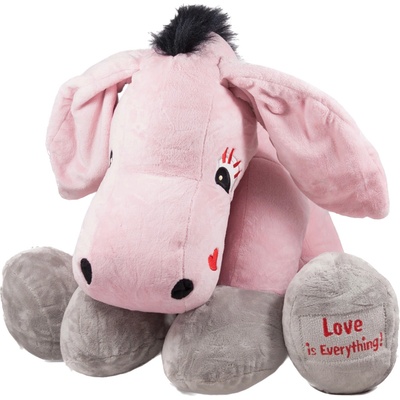 Амек Тойс Плюшена играчка Амек Тойс - Магаре, розово, 60 cm (050213-2)