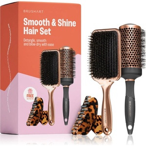 BrushArt Hair Smooth & Shine Hair Set подаръчен комплект За коса