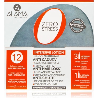 Alama Professional Zero Stress Intensive Hair Loss Lotion ампули против косопад 12x6ml
