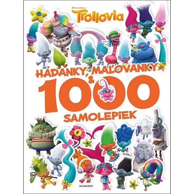 Trollovia: Hádanky, maľovanky a 1000 samolepiek