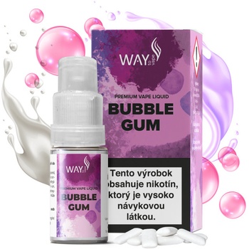 WAY to Vape Bubble Gum 10 ml 12 mg