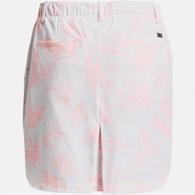 Under Armour Links Woven Printed dámská golfová sukně bílá/růžová