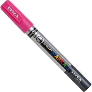 LYRA Graduate Mark Permanent Химикал маркер 1 mm Pink 1 бр (6810029)