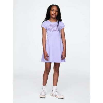 GAP Children's dress with logo Girls fialová