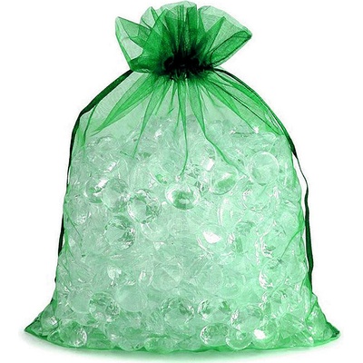 Prima-obchod Dárkový pytlík 20x26 cm organza, barva 18 zelená sv.