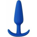 EasyToys Slim Silicone Anal Plug for Beginners - Black, Flexible Grip
