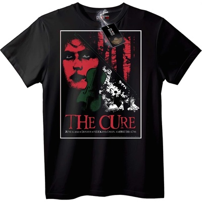 NOONEBRAND Тениска The Cure Концерт Денвър 2023 - 7XL, Black