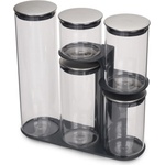 Joseph Joseph Кухненски буркани в комплект 100 COLLECTION, 5 бр. + стойка, Joseph Joseph (JS95035)