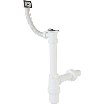 AQUASTO СИФОН ЗА КУХНЯ СПЕСТЯВАЩ МЯСТО С ГОФРА И ПРЕЛИВНИК ф40-1 1/2 (04368)