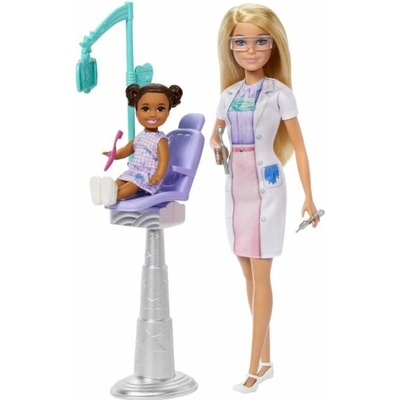 Barbie Herní set povolání Zubařka blondýnka