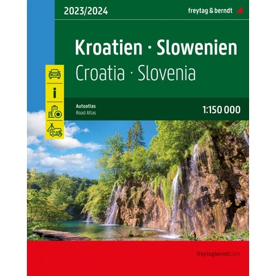 Kroatien - Slowenien, Autoatlas 1:150.000, freytag & berndt