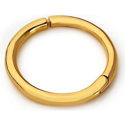 Lillian Vassago Minimalistický zlatý piercing kroužek LLV92-GPI003SP