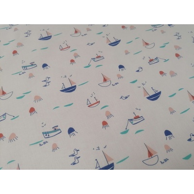 Bavlnená látka Lode šírka 150 cm