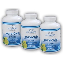 FitSport Nutrition 3x Kotvičník zemní 90% + Vitamin B6 + Zinok 150 kapsúl