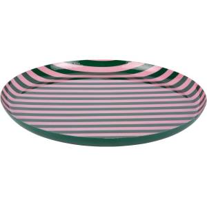 PT LIVING Зелена/светлорозова желязна чиния ø 30 cm Animado - PT LIVING (PT4403GR)