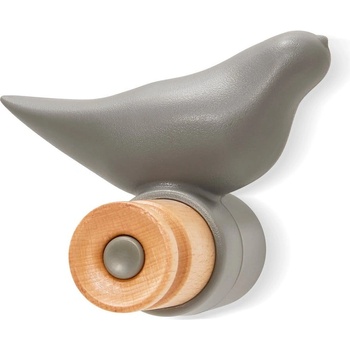 Bonami Essentials Сива кука за стена Bird - Bonami Essentials (200140)