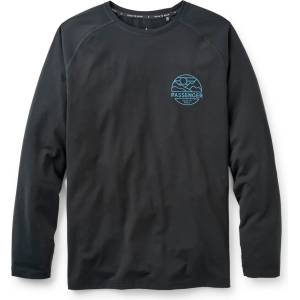 Passenger Мъжка блуза с дълъг ръкав Passenger Sedona Recycled Active L/S Longsleeve - Black (216-7866-0111)