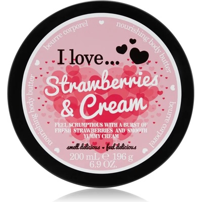 I Love Strawberries & Cream масло за тяло 200ml