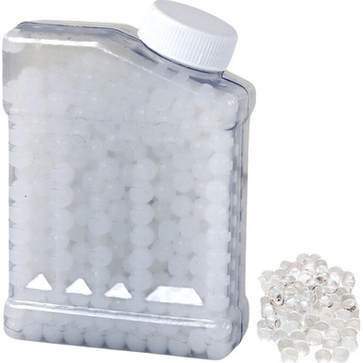 LEAN Toys Gelové bezpečné kuličky do zbraně, béžové, 700 ks.