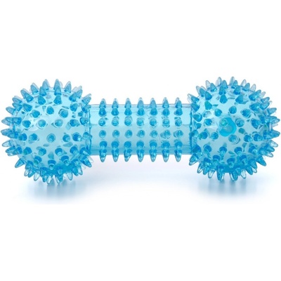 JK ANIMALS TPR pískacia činka s pichliačmi 15 cm