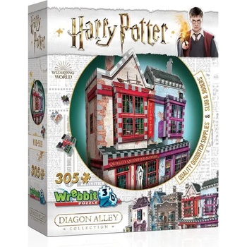 Wrebbit - Puzzle Harry Potter: Quality Quidditch Supplies and Slug and Jiggers Apothecary - 300 piese