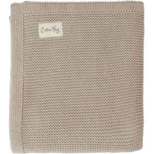 Cotton Hug Памучно одеяло Cotton Hug - Органик, 80 х 100 cm, Капучино (CH056) - ozone