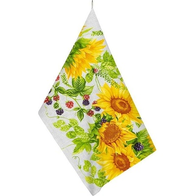 Bellatex Slunečnice 50 x 70 cm Žlutá,Zelená,Šedá