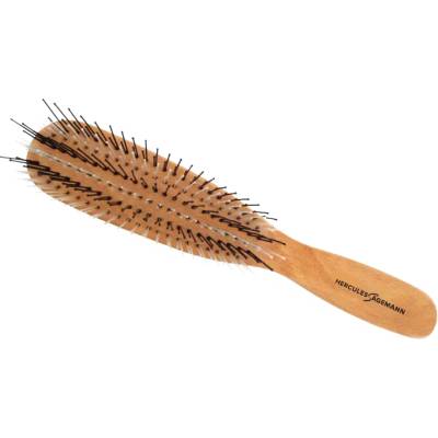 Hercules Sägemann HERCULES SAWMAN - magic brush wood | High-quality scalp brush for gentle detangling without pulling. Ideal for men and women, suitable for wet and dry hair. | Color: wood - 4000165633101
